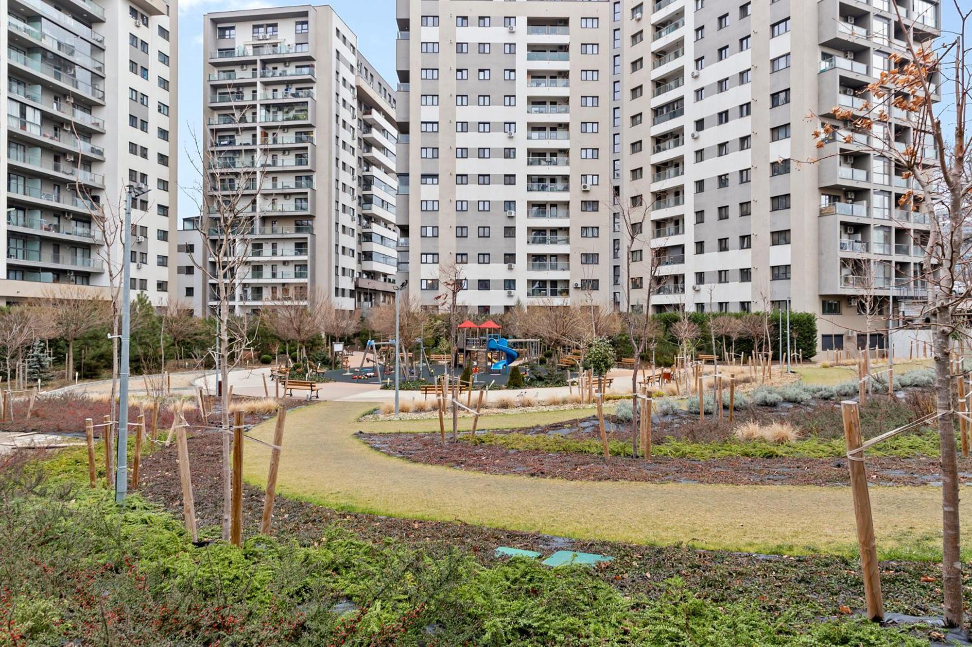 Mido Park Apartment With Private Parking & Self Check-In Bukarest Exterior foto
